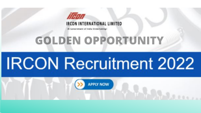 IRCON Recruitment 2022: Golden opportunity you can get jobs without examination on these various posts in IRCON, application process starts, will get salary of 40000