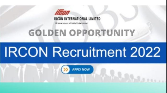 IRCON Recruitment 2022: Golden Opportunity to get a job on these various posts in IRCON without examination, will get salary of 40,000