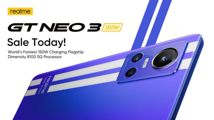 Realme GT Neo 3 : First sale of Realme GT Neo 3 today, up to ₹ 7,000 off on 150W fast charging smart phone