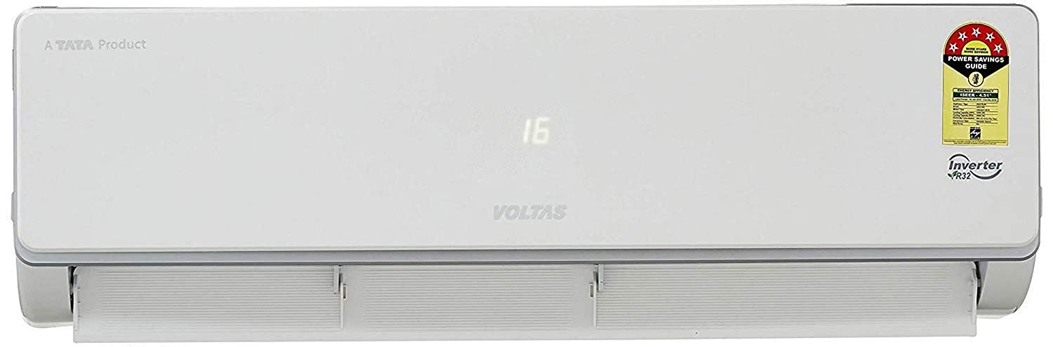 2. Voltas 1.5 Ton 5 Star Split Inverter AC - White (4503224-185V DAZJ, Copper Condenser)