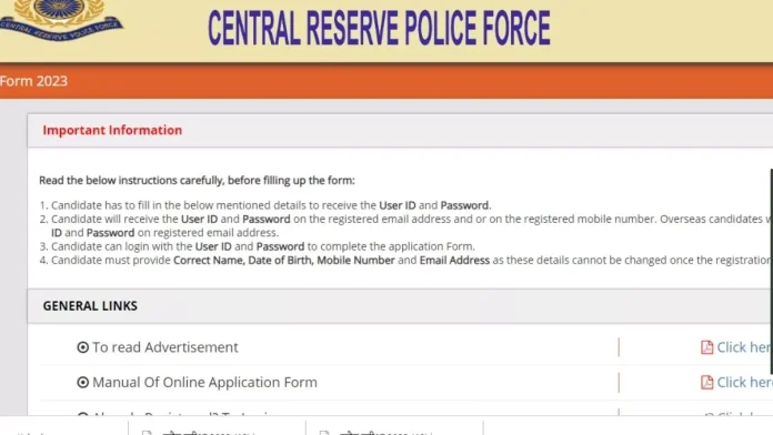 CRPF Recruitment 2023: Opportunity to become ASI & Head Constable in CRPF, will get salary up to 92,000, know selection and other details