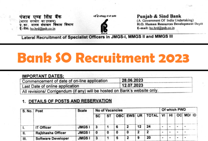 Bank Recruitment 2023: Golden chance to get job on these post in the bank, apply immediately, will get bamper salary, know selection & other details