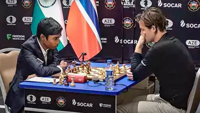 Chess World Cup 2023 Final, Praggnanandhaa vs Carlsen: Praggnanandhaa lost in the final, Carlsen became champion for the sixth time Chess World Cup 2023 Final, Praggnanandhaa vs Carlsen: Praggnanandhaa lost in the final, Carlsen became champion for the sixth time