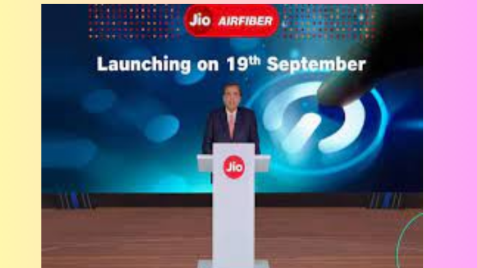 RIL 46th AGM 2023 : Jio Airfiber will be launched on September 19, Mukesh Ambani announced in AGM
