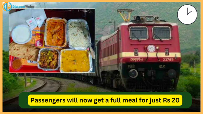 Indian Railways' special offer! Passengers will now get a full meal for just Rs 20; Know the scheme