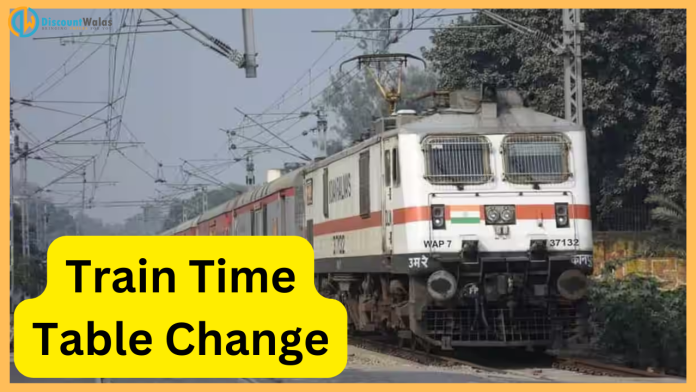 Train Time Table Change : Attention passengers! Schedule of 18 trains will change from one date, check new time table