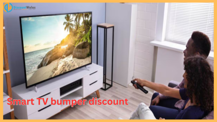 Smart TV bumper discount : 43 inch Smart TV, frameless design and great sound like DJ for less than ₹ 12000