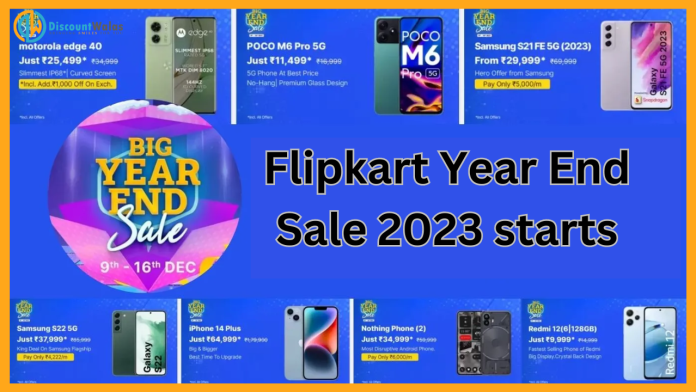 Flipkart Year End Sale 2023 starts, Smartphones available at half price; see price