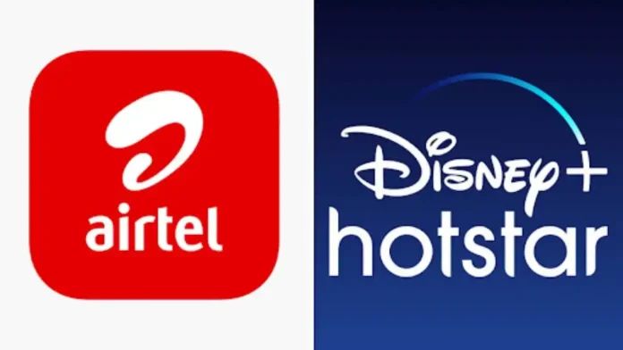 Airtel New Plan : 3 months Disney+ Hotstar subscription is available with this plan of Airtel.