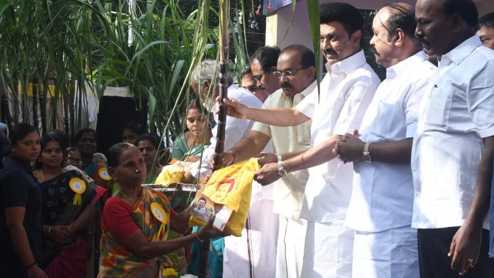 T.N. CM Stalin launches distribution of Pongal gift hampers