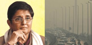 “Forgive Me for Pleading”: Kiran Bedi Issues SOS to PM Modi as Delhi AQI Hits ‘Very Poor’