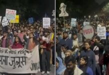 JNU clash at equality march sparks FIR against JNUSU leaders, campus tense amid row