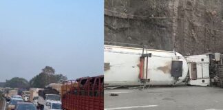 Mumbai-Pune Expressway Tanker Accident Triggers 21-Hour Gridlock