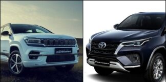 Volkswagen Tayron R-Line Vs Toyota Fortuner Vs Jeep Meridian: Specs And Price Compared