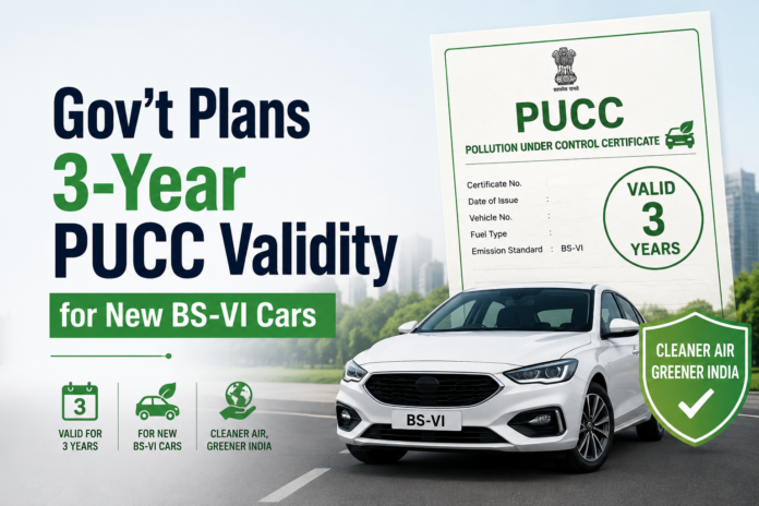 000288f2-3b10-4c46-a049-00a0f90850f6 Gov’t Plans 3-Year PUCC Validity for New BS-VI Cars