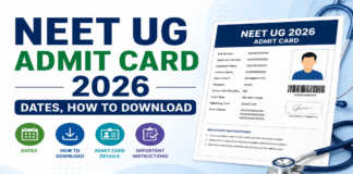 NTA Instructions: NEET UG Re Exam Admit Card Date 2026 and Scribe Deadlines