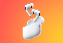 Siri Gets Eyes: Apple Slate Camera-Equipped AirPods and Upgraded Foldable for Late 2027 A sleek pair of white wireless earbuds with elongated stems resting on a clean minimalist surface under soft studio lighting.