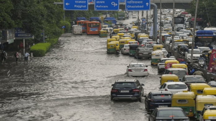 Delhi rain IMD red alert weather warning
