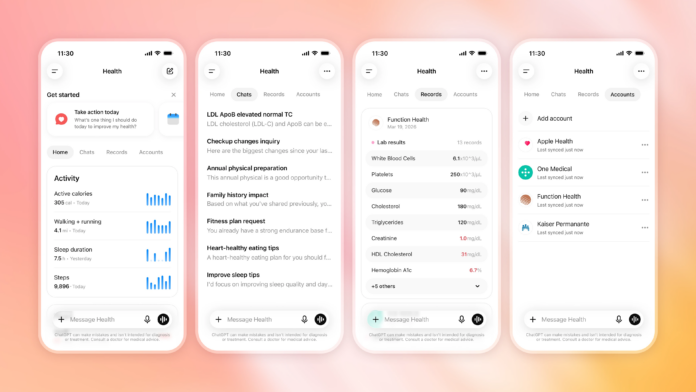 OpenAI Launches Health in ChatGPT for U.S. Users