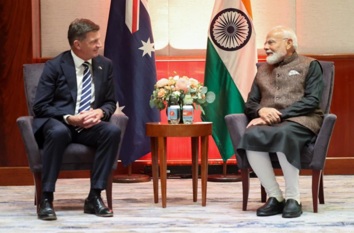article71205117 PM Modi meets Australia Opposition leader Angus Taylor