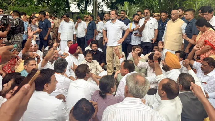 cr-20260vvsxscvdgdfdcs721ena5a7dfbd5c800a1a Rahul Gandhi protest PM residence Lok Kalyan Marg CJP march